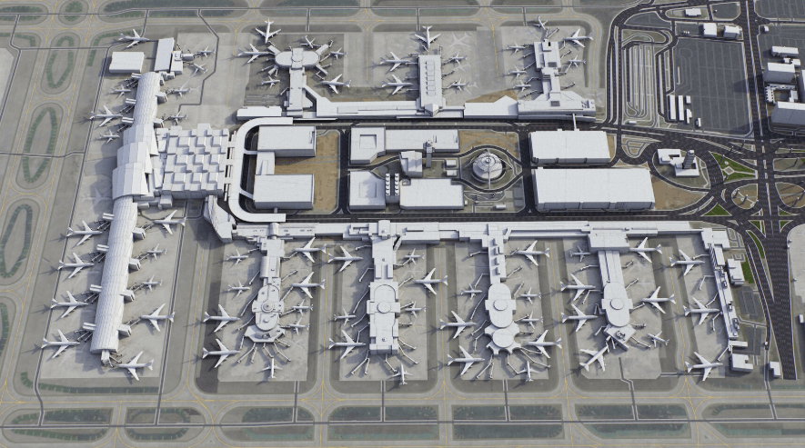 Confidential Airport Concourse